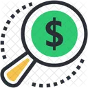 Commerce Magnifier Dollar Icon