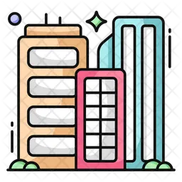 Commercial Building  Icon