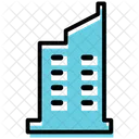 Office Building Statistics Strategy Icon