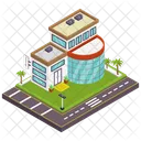 Office Building Commercial Building Architecture Icon