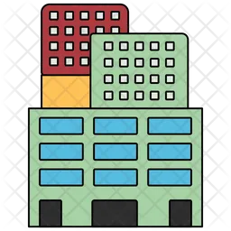 Commercial Building  Icon