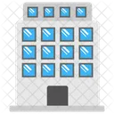 Commercial Building Arcade Icon
