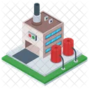 Refinery Industry Mill Commercial Building Icon