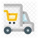 Commercial Vehicle Delivery Vehicles Freight Car Icon