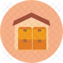 Commercial Warehouse Building Business Icon