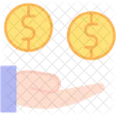 Commission Money Percentage Icon