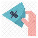 Commission Percentage Pie Icon
