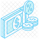 Commission Fee Trading Icon
