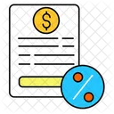 Commission Money Percentage Icon