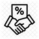 Commission Money Percentage Icon