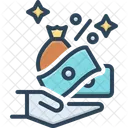 Commission Service Fee Charge Icon