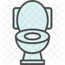 Commode Flush Bathroom Icône