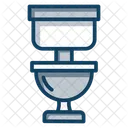 Commode Flush Toilet Seat Icon