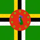 Commonwealth Of Dominica Flag Country Icon