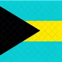 Commonwealth Of The Bahamas Flag Country Icon