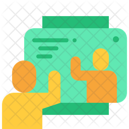 Communicate Icon - Download in Flat Style