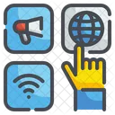 Communicate Choose Application Internet Icon
