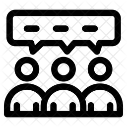 Communicating Icon - Download in Line Style
