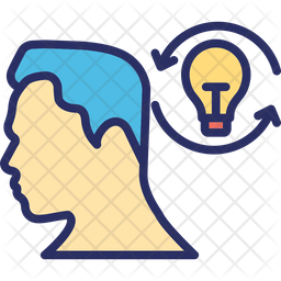 Communicating Ideas Icon - Download in Colored Outline Style