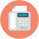 Communication Document Fax Icon