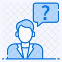 Communication Confused Person Discussion Icon
