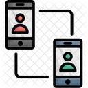 Communication Conference Call Mobiles Icon