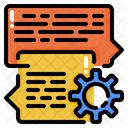 Communication Discussion Analysis Icon
