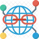 Communication Connection Global Icon