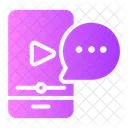 Communication Streaming Messenger Icon