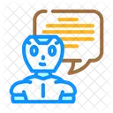Communication Chat Bot Icon