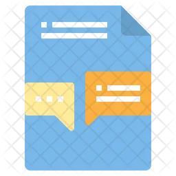 Communication file  Icon