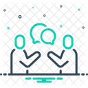 Communication Gossip Negotiation Icon