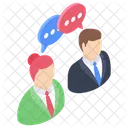 Conversation Communication Business Meeting Icon