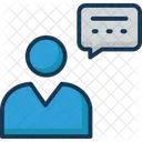 Communication Speech Bubble User Icon