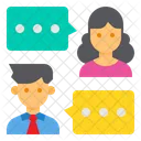 Talk Interview Meeting Icon