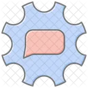 Communication Management Lineal Color Icon Icon