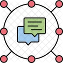 Communication Network  Icon