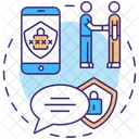 Communication Privacy Icon