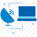 Communication Par Satellite Telediffusion Diffusion Icône