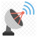 Parabolic Satellite Communication Icon
