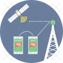 Communication Par Satellite Cloud Computing Satellite Sans Fil Icon