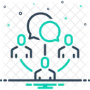 Communication Strategy  Icon