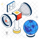 Communication Strategy  Icon