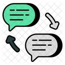 Communication Transfer Conversation Discussion Icon