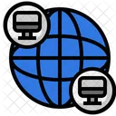 Communications Network Computer Icon