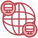 Communications Network Computer Icon