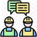 Communications Conversation Workers Icon