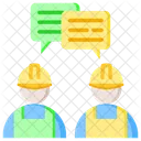 Communications Conversation Workers Icon