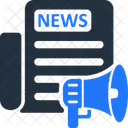 Communique De Presse Annonce Medias Icône