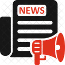 Communique De Presse Annonce Medias Icône